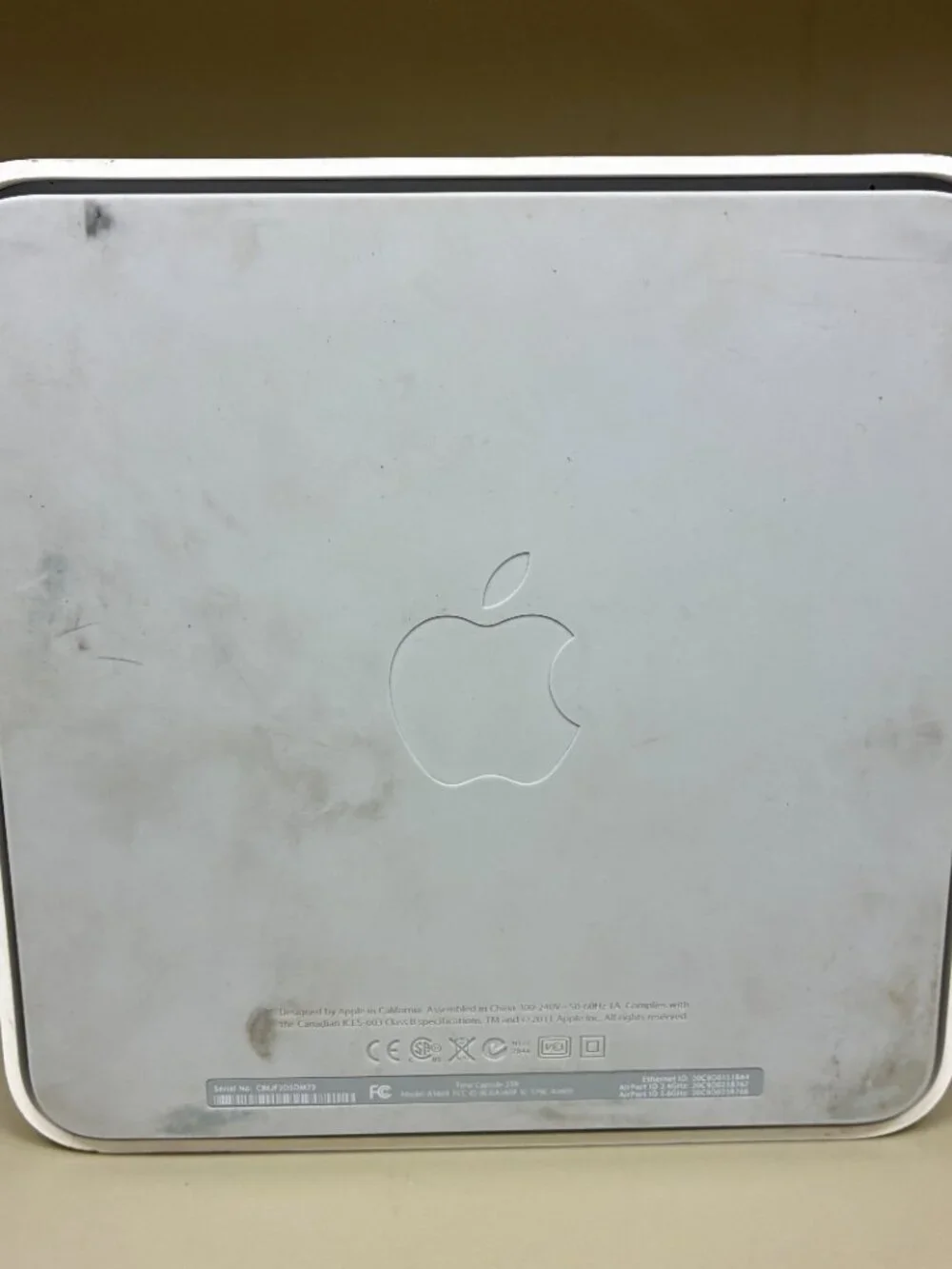 Apple Time Capsule Wi-Fi Hard Drive Wireless Backup (A1355) untested no cord